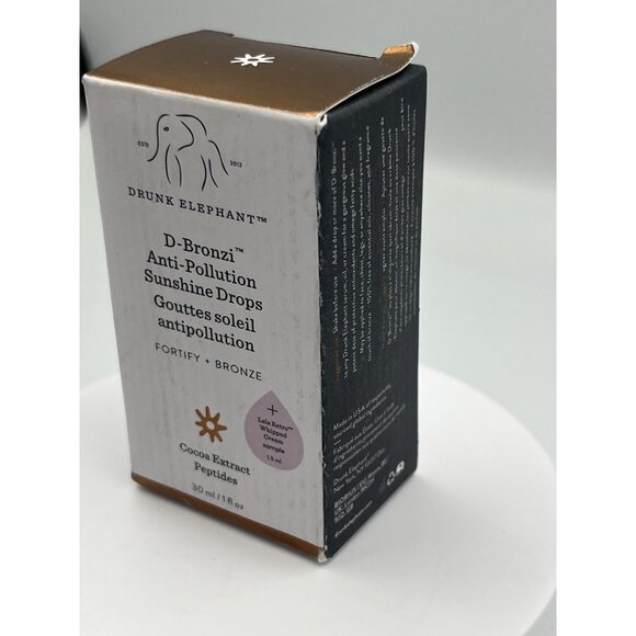 Drunk Elephant D-Bronzi Anti-Pollution Sunshine Drops - 1oz. Lot Of One SEE NIB - Picture 10 of 16